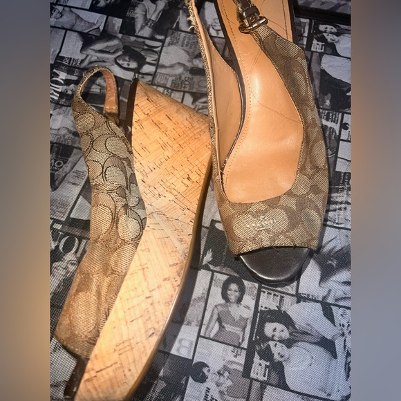 Coach Monogram Wedges - Picture 3 of 7